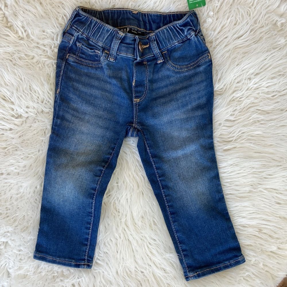 New With Tags Toddler Bundle of Jeans Seven for All Mankind 18 M Gap 18M New - Picture 7 of 14